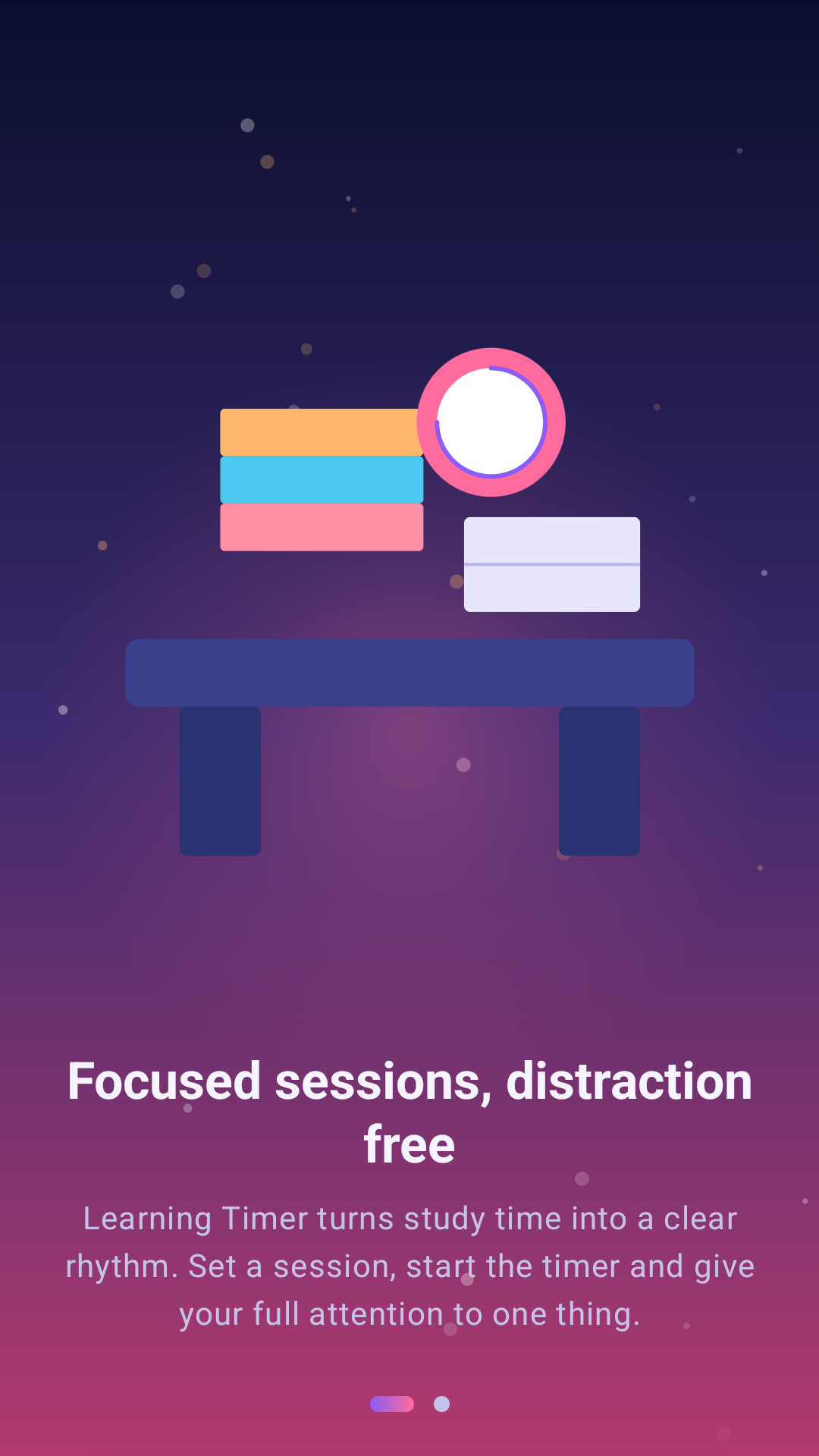 Learning Timer focus illustration
